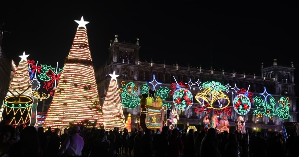 FOTOS ¬ CdMx inaugura Festival "Luces de Invierno" para celebrar Navidad y Año Nuevo