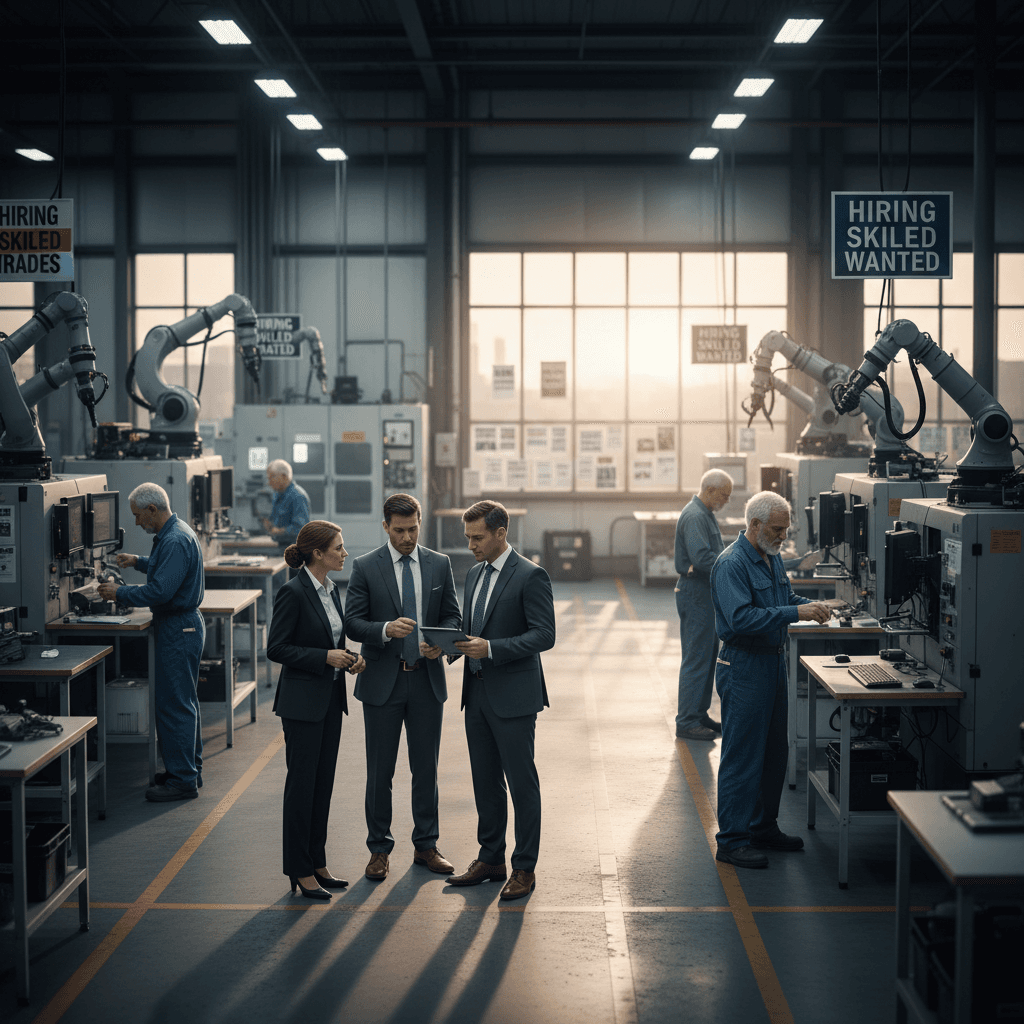 Atormenta a las empresas en EU la escasez de mano de obra calificada