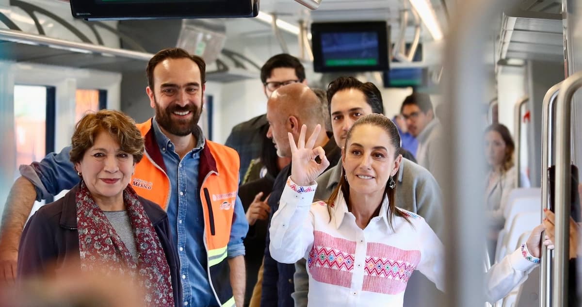 Tren Suburbano al AIFA estará listo para la Semana Santa de 2026, promete Sheinbaum